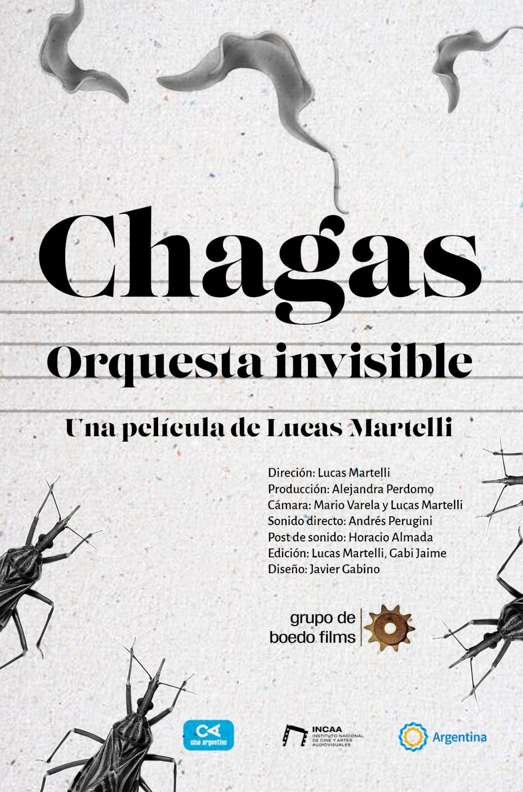 Chagas, orquesta invisible - Afiche
