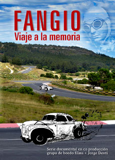 Afiche Fangio, viaje a la memoria