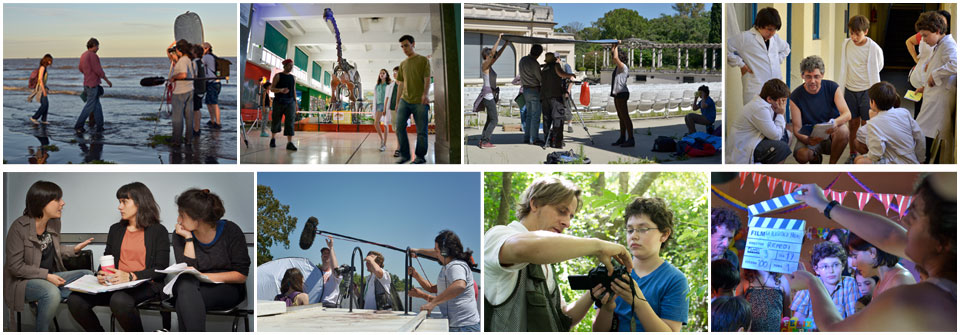 Imágenes de la filmación de La ilusión de Noemí